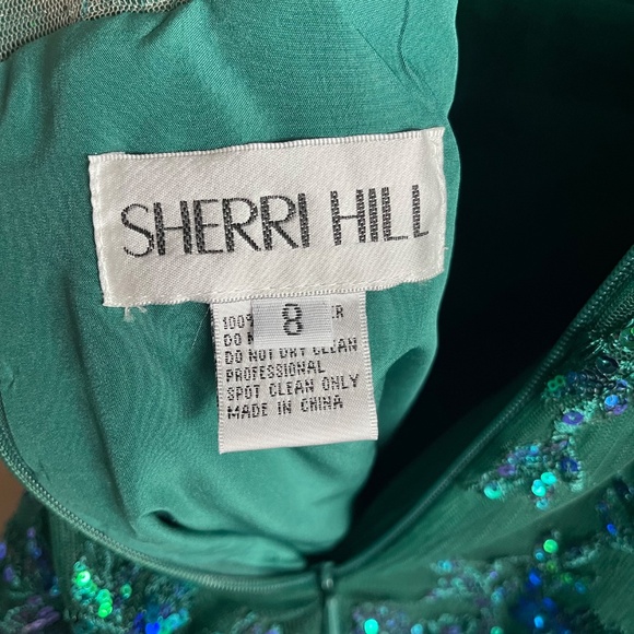 Prom Dress Emerald Green - Sherri Hill No 55500 - Picture 5 of 5
